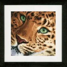 PN-0154944 Counted cross stitch kit LanArte "Leopard"