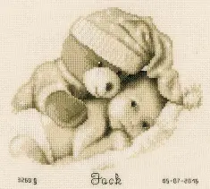 PN-0155574 Vervaco "Baby & Teddy"
