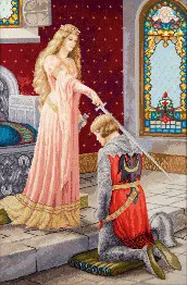 M-487 Counted cross stitch kit "А Knighthood"