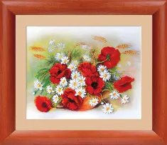 Beadwork kit B-602 "Red poppies"