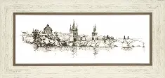 BT-142 Counted cross stitch kit Crystal Art "Memories of Prague"