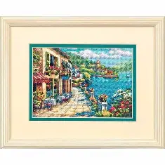 65093 Counted cross stitch kit DIMENSIONS "Overlook Cafe"