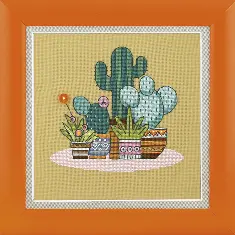 BT-215 Counted cross stitch kit Crystal Art Triptych "Bright Mexico"