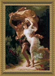 Cross-stitch kit Magical Moment M-548 Groza Based on Western European painting