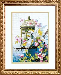 Partial embroidery kit RK-052 "Freedom for parrot"