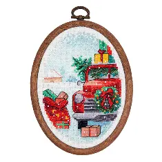 M-502 Counted cross stitch kit series "Preparing for the Holidays"