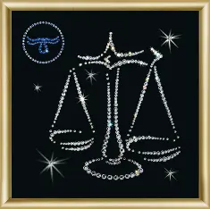 Rhinestone decoration kit KC-013 "Libra" 