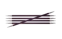 47013 Спицы носочные Zing KnitPro, 15 см, 6.00 мм