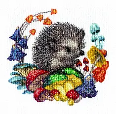 BT-261 Embellished stitch kit Crystal Art "Autumn Symphony"