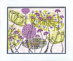 BT-130 Counted cross stitch kit Crystal Art "Sunny inflorescence"