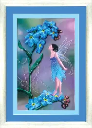 Beadwork kit B-581 "Fairy of forget-me-not" 