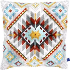 PN-0154993 Vervaco Cross Stitch Cushion Ethnical I