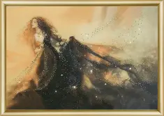 Rhinestone decoration kit KC-064 "Girl moon"