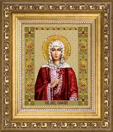 Rhinestone decoration kit KC-112 "The Icon of St. Martyr Sofia"
