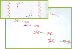 Ribbon embroidery kit №L-013 "Pelargonium" 