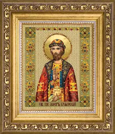 Rhinestone decoration kit KC-110 "The Icon of St.Oleg"