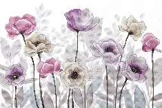 BT-259 Counted cross stitch kit Crystal Art "On thin stems"