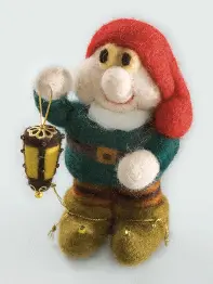 Felting kit V-161 “Gnome-glowworm” 