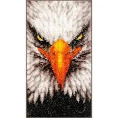 PN-0199444 Counted cross stitch kit LanArte "Close-up Eagle"