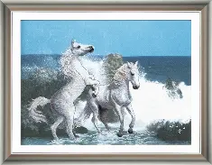 Partial embroidery kit RK-074 "Sound of a surf"