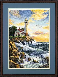 03895 Counted cross stitch kit DIMENSIONS "Rocky Point"