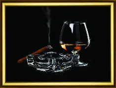 Rhinestone decoration kit KC-1055 "Evening still life"