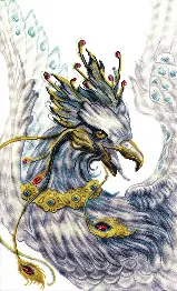 M-539 Counted cross stitch kit "Phoenix"