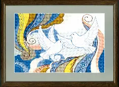 BT-050 Counted cross stitch kit Crystal Art "Heralds of heavens"