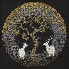 Cross-stitch kit М-352 "Magic night"