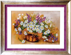 Beadwork kit B-614 "Camomiles and bluebells" 