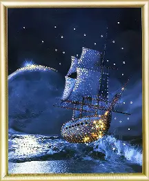 Rhinestone decoration kit KC-033 "Way to home" 