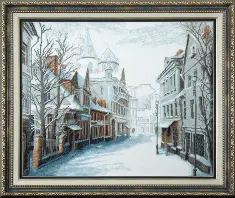 Cross-stitch kit М-174 "Winter avenue" 