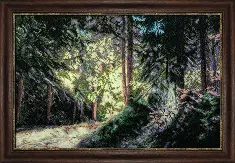 Cross-stitch kit M-176 "Pine-trees"