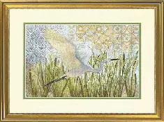 70-35411 Cross stitch kit Egret in flight Dimensions
