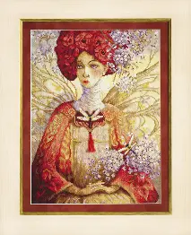 Partial embroidery kit RK-126 "Reserved glance"