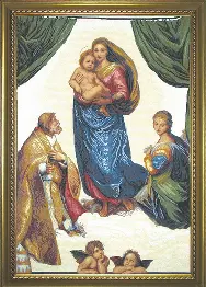 Cross-stitch kit №303 "Sistine Madonna" 