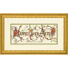 70-35361 Counted cross stitch kit DIMENSIONS "Ever After Wedding Record"