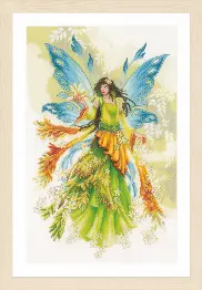 PN-0175886 Counted cross stitch kit LanArte "Elven Fairy"