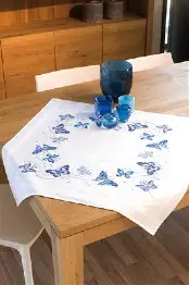 PN-0145088 Vervaco "Blue butterflies"