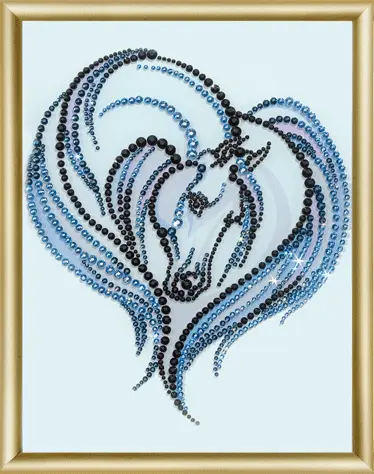 Набор картина стразами Чарівна Мить КС-023 "Грация". Catalog. Kits