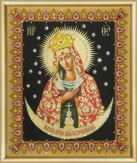 Набор картина стразами Чарівна Мить КС-050 "Икона Божьей Матери Остробрамская". Catalog. Kits