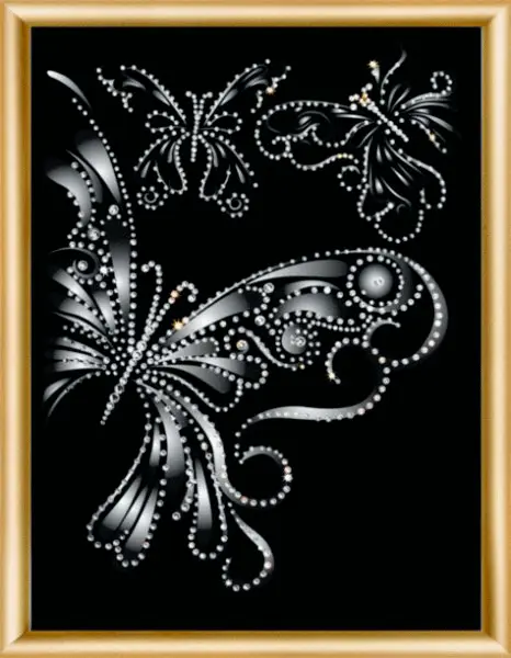 Набор картина стразами Чарівна Мить КС-032 "Мерцание в ночи". Catalog. Kits