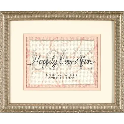 65045 Набор для вышивания крестом DIMENSIONS Wedding metric "Свадебная метрика". Catalog. Kits