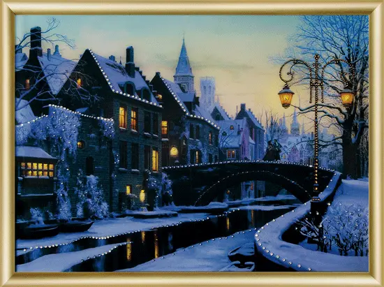 Набор картина стразами Чарівна Мить КС-096 "Вечер для влюбленных". Catalog. Kits