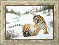 Cross-stitch kit M-219 "Playful tigers"