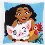 PN-0168026 Vervaco Cross Stitch Cushion Disney "Vaiana Moana Adventures in Oceania"