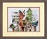 70-08863 Counted cross stitch kit DIMENSIONS "Winter Housing"