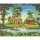 70-35340 Counted cross stitch kit DIMENSIONS "Summer Cottage"