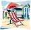 PN-0145641 Vervaco Cross Stitch Cushion "On the beach"