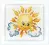 BT-020 Counted cross stitch kit Crystal Art "Tender sun"